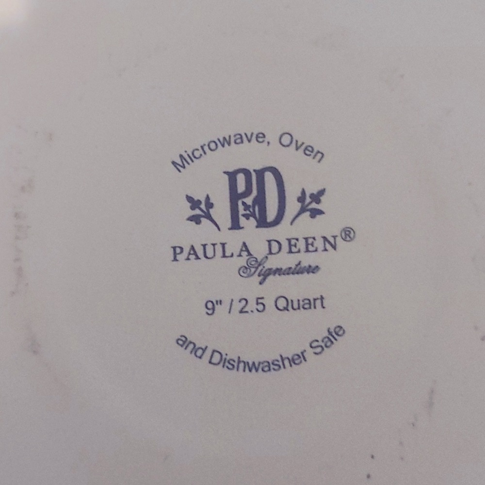Paula Deen Signature Stoneware 9” Pie Dish - Picture 4 of 4
